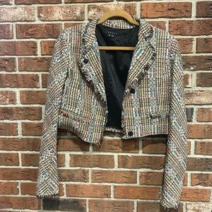 Theory tweed jacket size 10